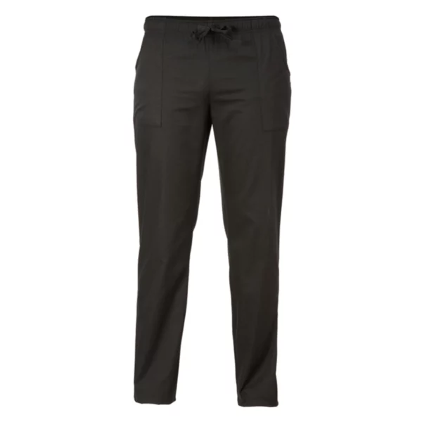 PANTALONE CUOCO NERO C/LACCIO